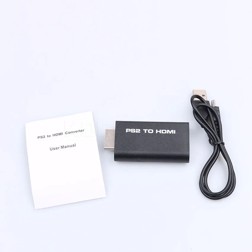 480i/480 P/576i Audio Video Converter адаптер с 3,5 мм аудио Выход Поддержка HDTV HDMI контролировать все PS2 Дисплей режимов