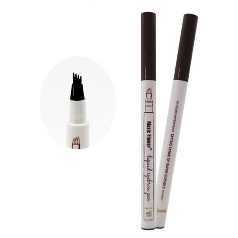 Супернатуральный усилитель для бровей 3 цвета четырехсторонний карандаш