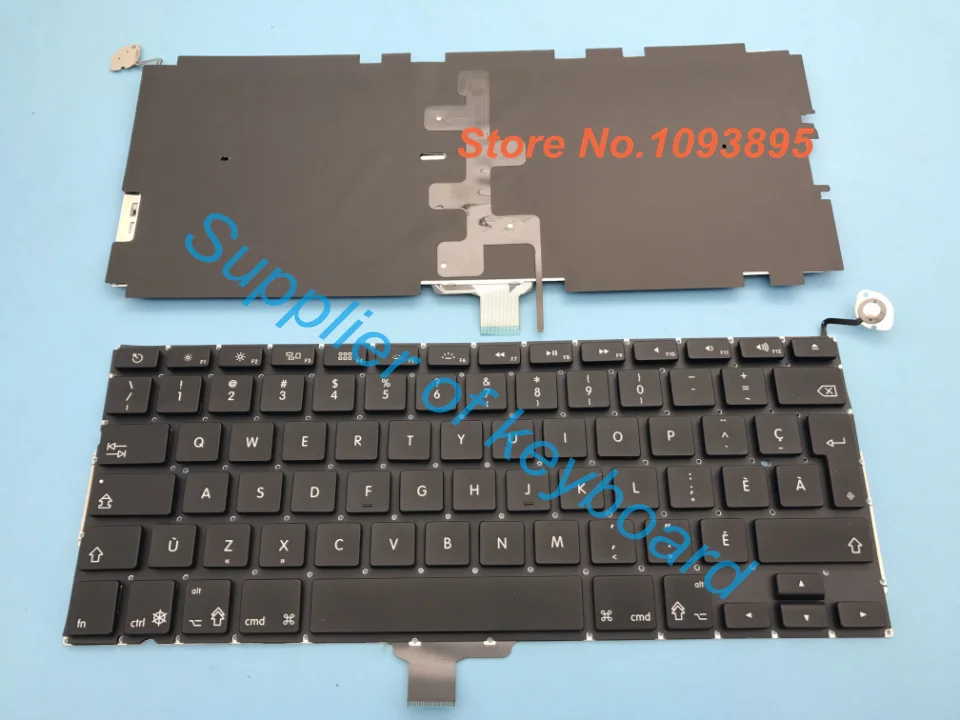 Французская канадская клавиатура для Apple Macbook pro 13 дюймов 3 дюйма A1278 Unibody MC700 MC724