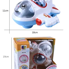 Мультфильм самолет проекция детские игрушки Электрическая универсальная Музыка Проекция блики мультфильм самолет модель самолет