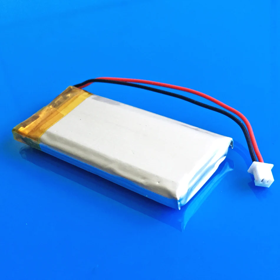 560mAh 3 7 V lipo полимерная литиевая аккумуляторная батарея JST 1 25 мм 2pin разъем 602248 для MP3