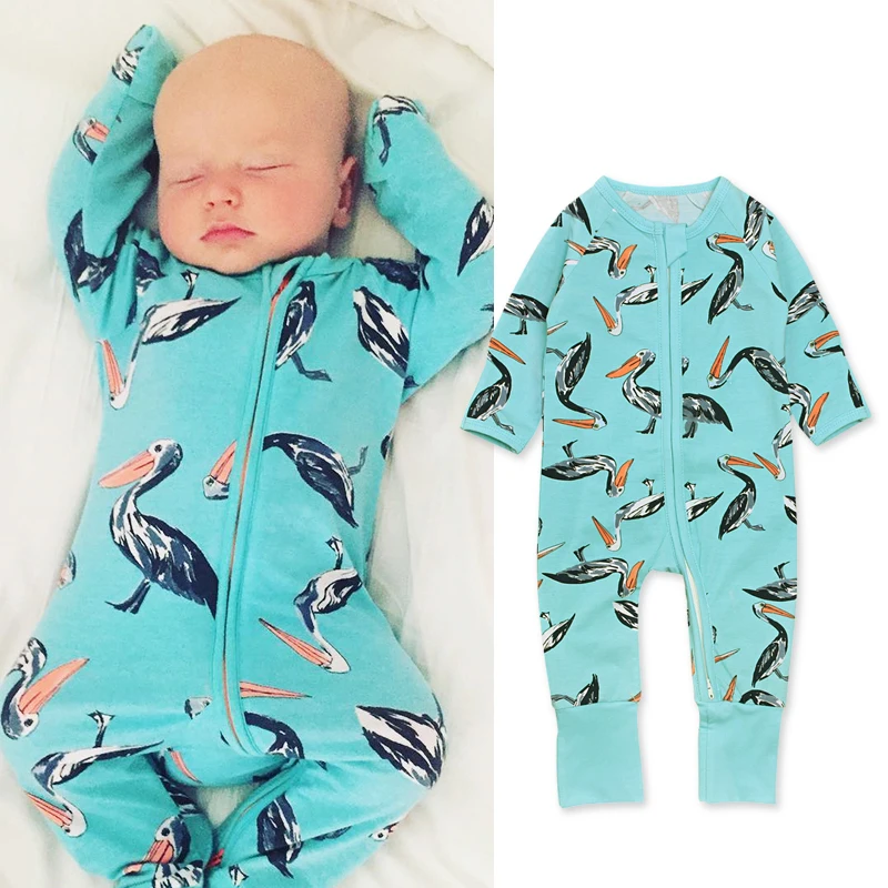 

Baby Jumpsuits Boy Girls Autumn and Winter Overalls Baby Rompers Duck Printed Jumpsuit Children Outerwear Kids Snowsuit