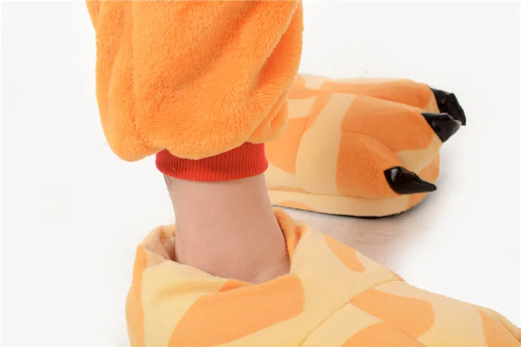 Cosplay&Ware [5]Women Adult Charmander Pajama Cosplay Costume Kigurumi Animal Onesie Flannel Warm Sleepwear Party Fancy -Cosplay&Ware anime Shop HTB1v7R.dUCF3KVjSZJnq6znHFXa1.jpg