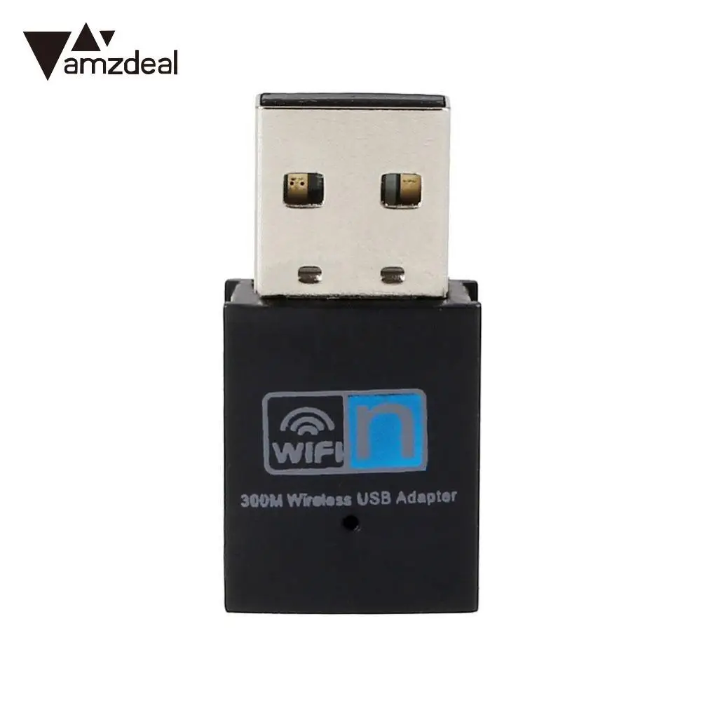 Amzdeal Портативный 300 Мбит USB маршрутизатор Беспроводной Wi-Fi сетевой карты Lan Интернет адаптер 802.11N Беспроводной Wi-Fi для ноутбуков Планшеты PC