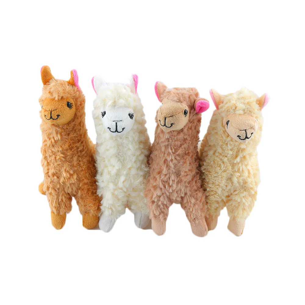 Alpaca Sheep Plush Toy Cream Arpakasso Llama Doll Stuffed Animal Kid Gift FO 