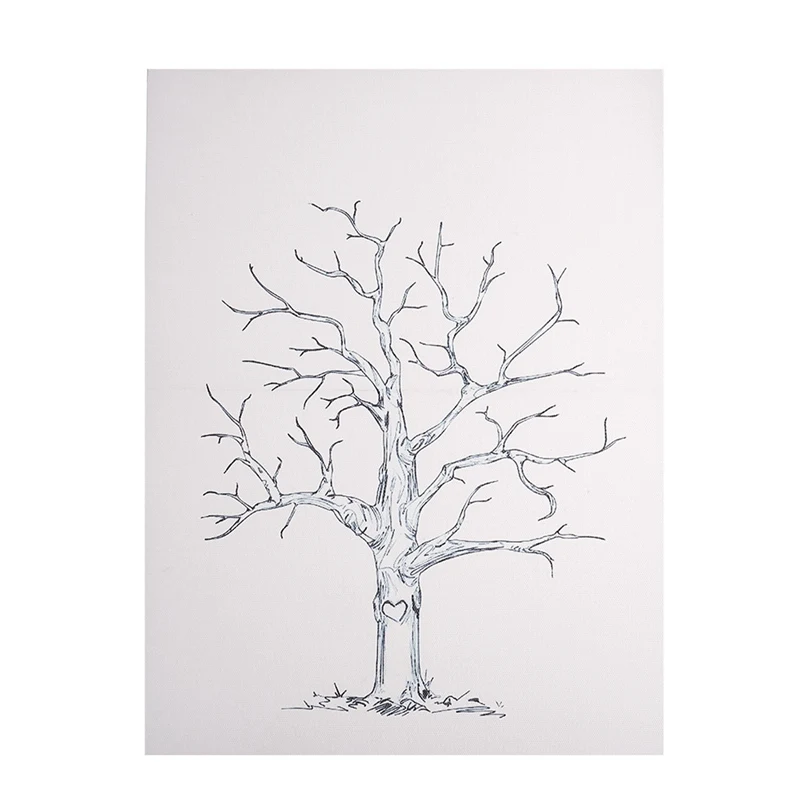 

Fingerprint attendance draw creative fingerprint fingerprint tree sign in tree vines guest signature books Wedding Guest Book