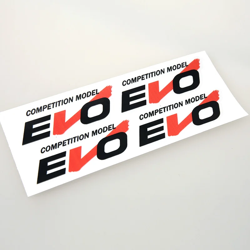 ETIE прозрачный 10 шт. EVO vinilos llanta мото колесные диски Наклейка виниловая обёрточная