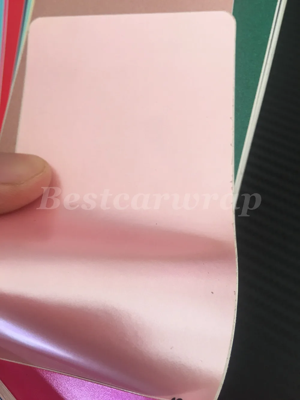 baby pink satin chrome metallic vinyl wraps car wrap film KMPF HXIS 3m (2)