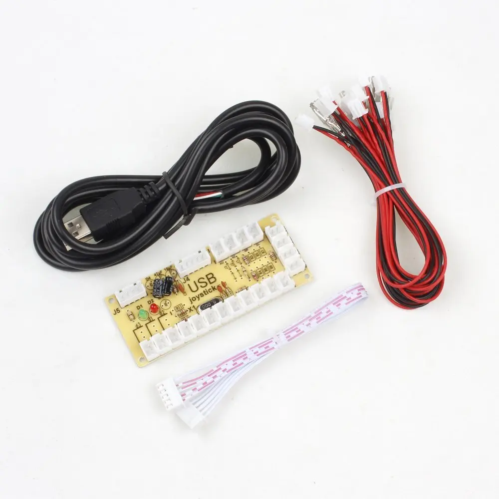 Классический 2 игрока оригинальный Sanwa 5Pin 8way джойстик аркадный Комплект сделай