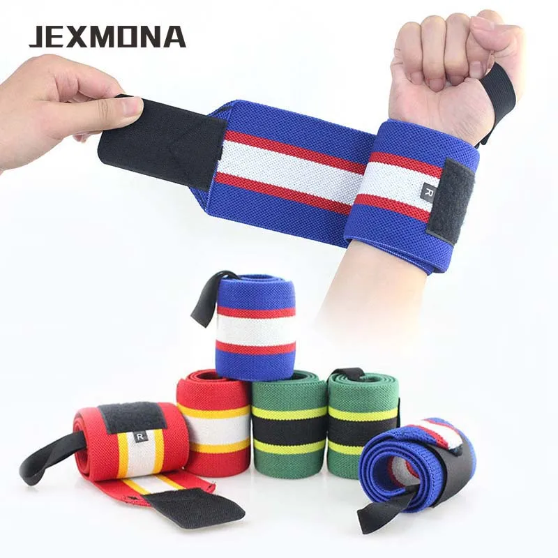 

New crossfit Wrist Strap elastic weightlifting wrist support adjustable gym training belt Arthritis sprain Protector brace