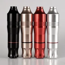 Мощная татуировочная ручка, ротационная татуировочная машинка, алюминиевый сплав, электрический кабель постоянного тока, двигатель для татуажа, Перманентный макияж