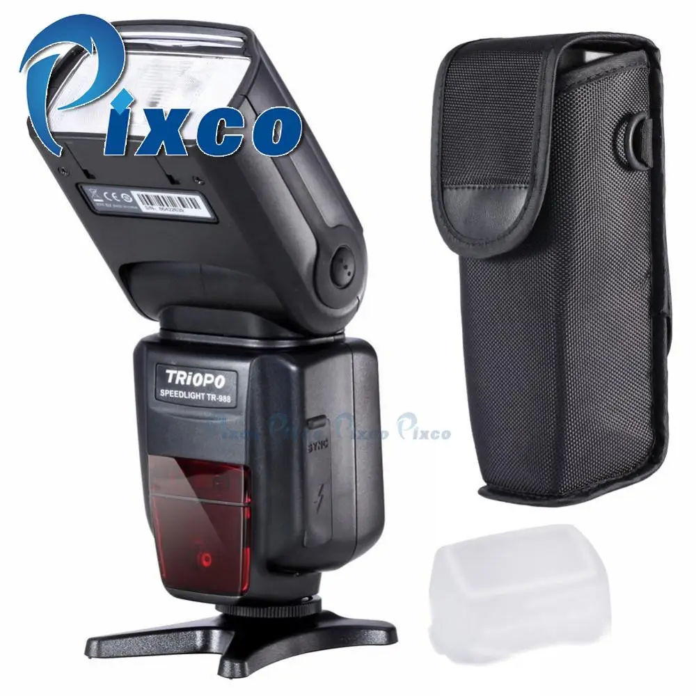 Triopo TR-988 1/8000 HSS E-TTL i-TTL GN58 Flash Speedlite Light Suit For Canon Nikon D7200 D810A D5500 760D 750D 6D 5D 7D 1200D