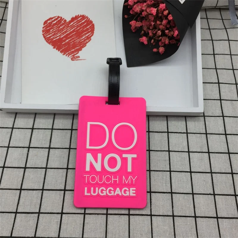 

Travel Luggage Tag Identifier Label ID Address Holder Protection Suitcase Tags Travel Accessories Do Not Touch My Luggage