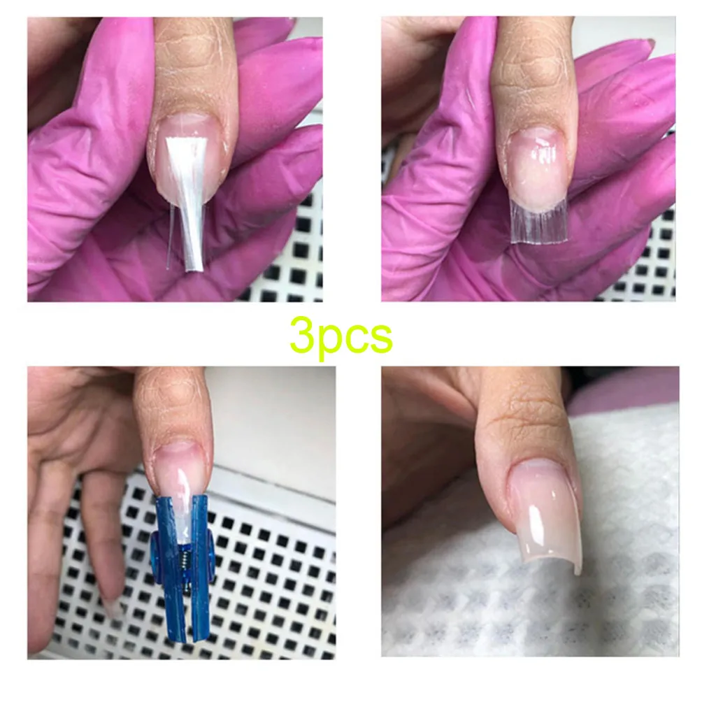 Модный дизайн ногтей Fibernails стекловолокно для акрилового маникюрного салона стекловолокно для наращивания ногтей волокна Прямая