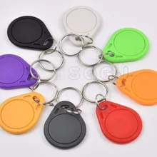 500 шт. записываемый fm1108 13.56 мГц RFID IC брелки маркер NFC Tag брелок для контроля доступа Arduino