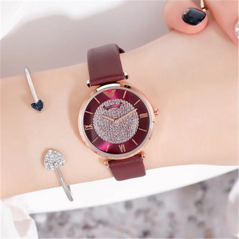 

Top Brand Women Rose Gold Wrist Watches For Women relogio feminino Luxury Diamond Magnetic Mesh Quartz Clock reloj mujer 2019