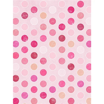 

Pink Polka Dots Photo Backdrop Baby Newborn Photographic Wallpaper Vinyl Princess Girl Kid Birthday Party Photography Background