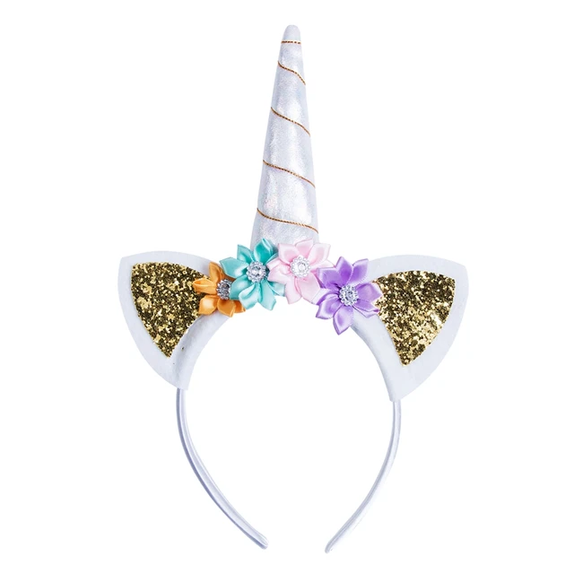 Unicorn Horn Head Kid Hair  Headband Dress Cosplay Party Decorative
