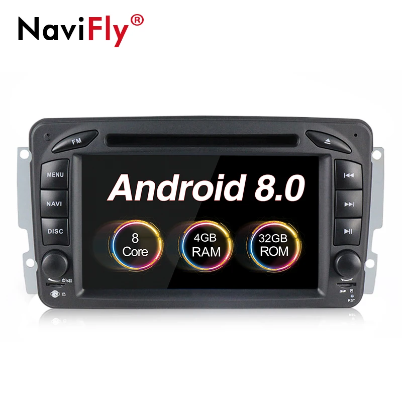 

NaviFly 7 inch 2 din Android 8.0 car dvd radio GPS for Mercedes Benz W209/W203/W168/M/ML/W163/W463/Viano/W639/Vito/Vaneo