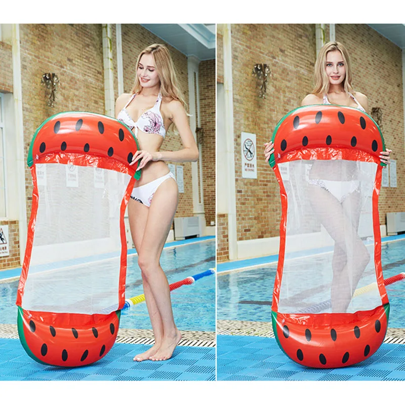 cheap Inflatable Water Hammock Floating Bed Lounge Drifter Portable for Swimming Pool Beach ZJ55