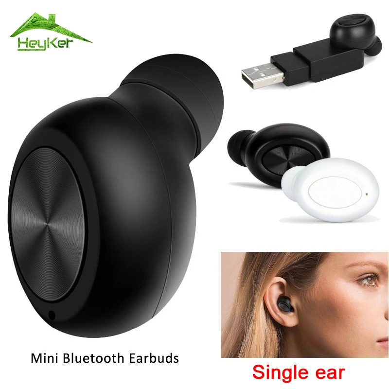 

New Single Mini True Wireless Bluetooth Earphones Headset Car USB Charging Sports Earbuds for iphone for xiaomi Fone De Ouvido