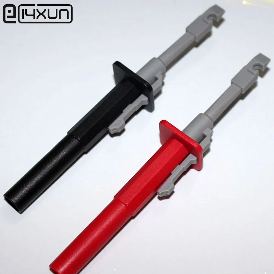 

1pair Professional full insulation quick test hook with 4mm banana soceket/plug,Insulation Piercing Clip