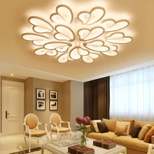 Modern LED ceiling lights for living room Bedroom black/ white Ironware Acrylic ceiling lamp luminaria de teto lampara techo white black finish living room bedroom study room led ceiling lights lampara de techo modern led ceiling lamp fixtures