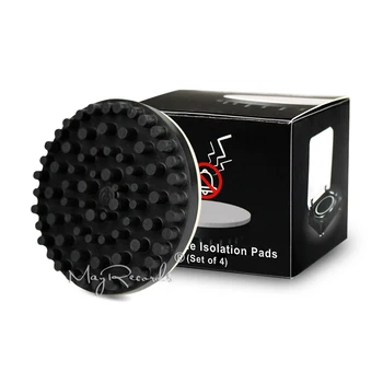 

4PCS Rubber Vibration Bumper Non-Skid Sound Dampening Pads For Vinyl Record Player Vibration Absorption Isolation Pads