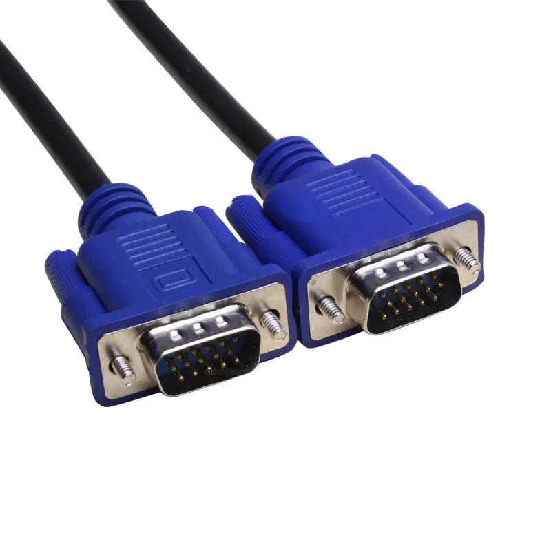 

Hight Quality VGA SVGAHD 1.5M VGA Cable Male to Male Extension Monitor Cable for LCD LED Monitor PC Computer