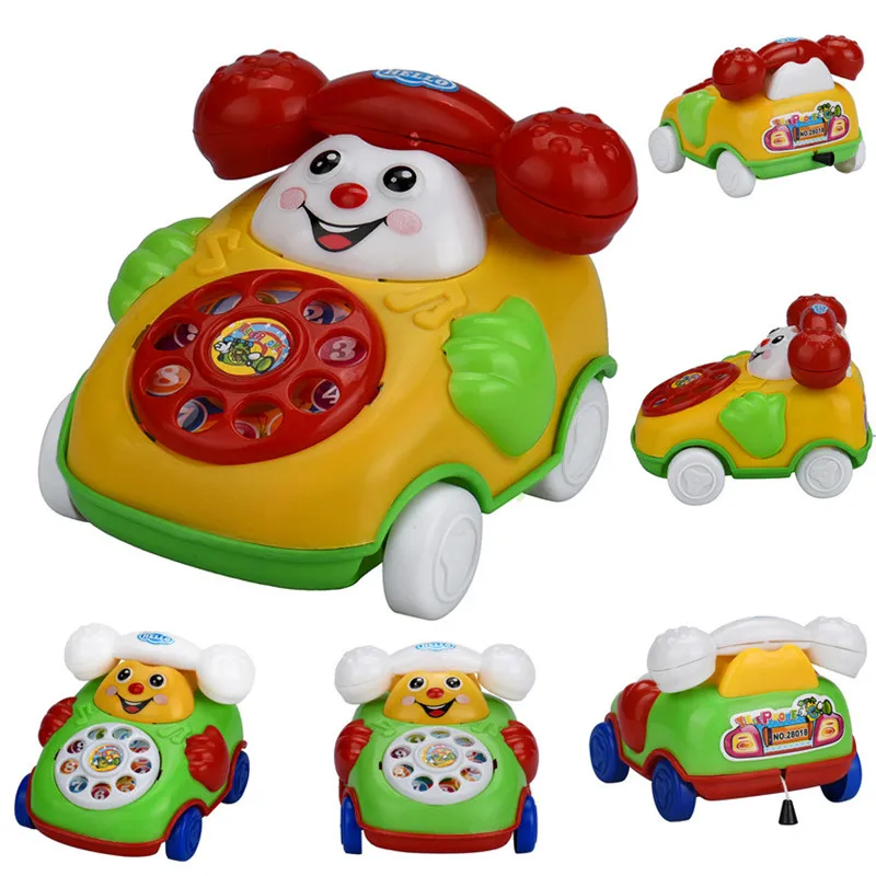 Best продавец образовательных Игрушечные лошадки мультфильм улыбка телефон автомобильное развивающие Дети игрушка в подарок Кош де Dibujos