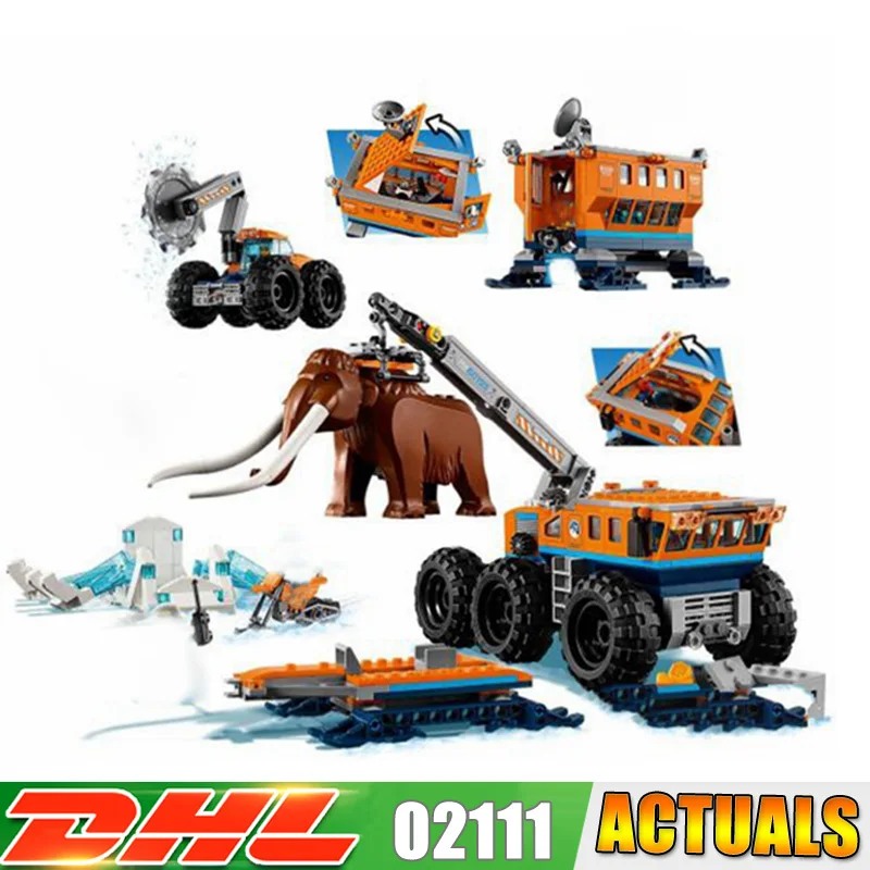 

Compatible LegoINGlys 60195 City Arctic Mobile Exploration Base Model Building Blocks Children Educational Toys