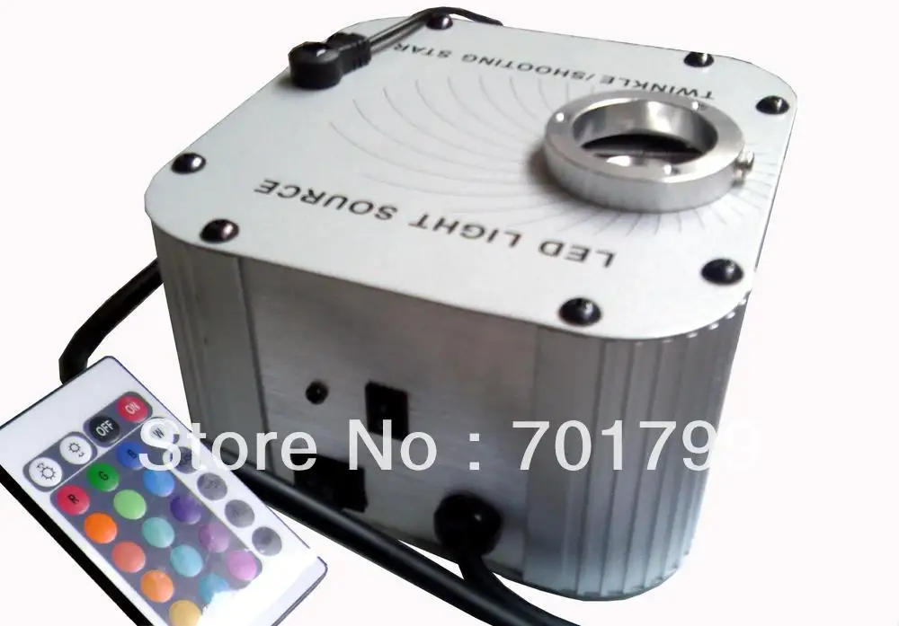 

32w LED RGB fiber optic illuminator,with 24key IR remote controller;AC100-240V input