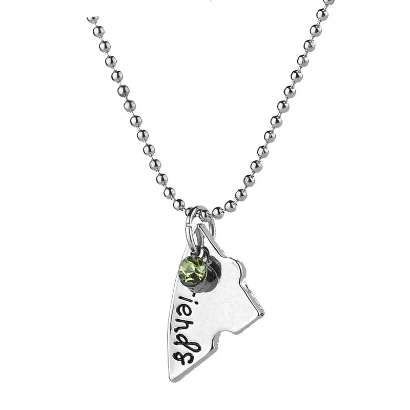 New style 4 pcs/set Stitching Broken Heart Shape Necklace Best Friends Forever And Ever Inlaid Red Blue Crystal Pendant Necklace - Image 5