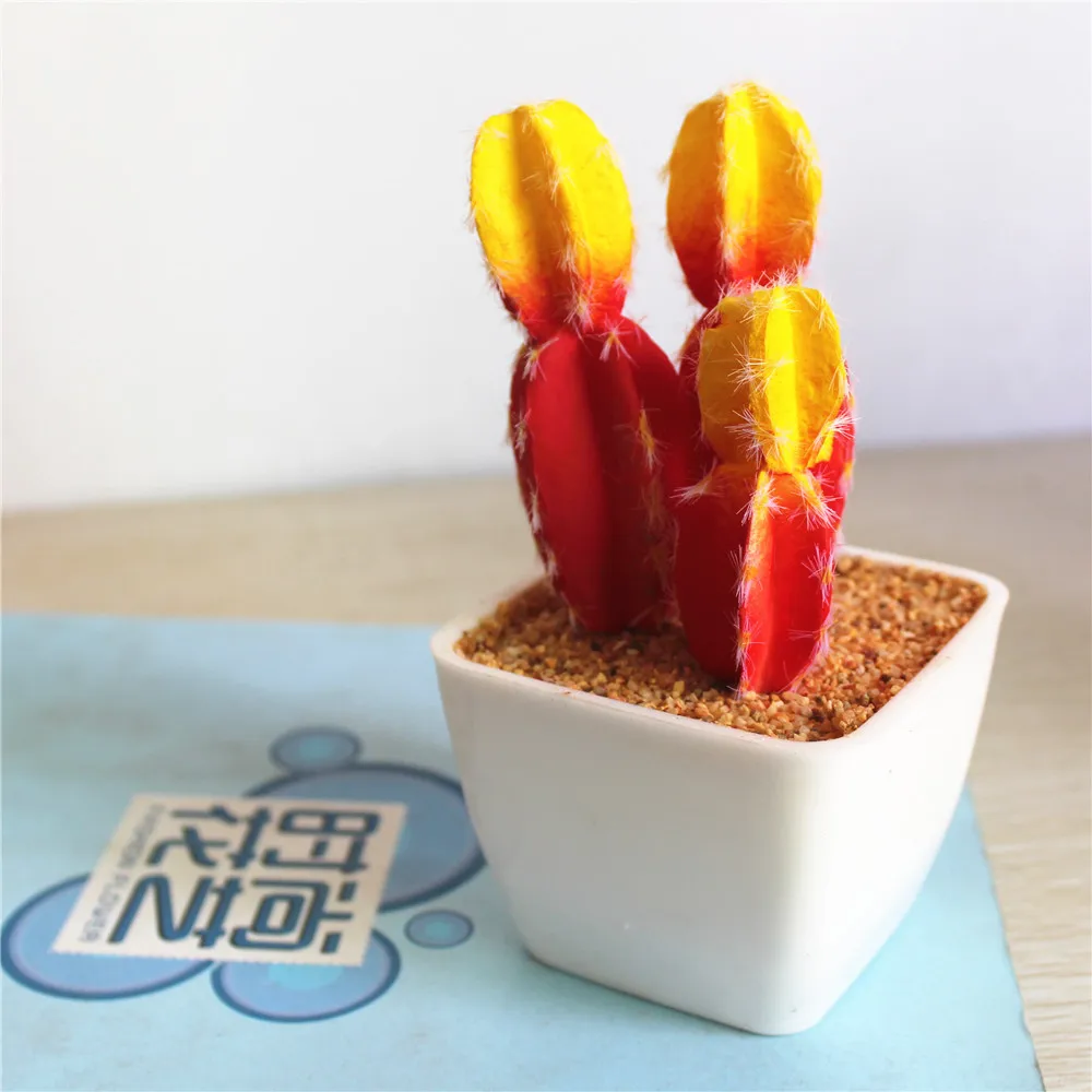9 Artificial Succulent Cactus Ball Bonsai Fake Plant Flower Home Floral Desk Home Decor - Цвет: 9