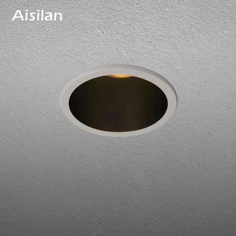 Aisilan мини светодиодный светильник 5,5 см отверстие свет в шкафу винный шкаф, освещение окон 7 Вт CREE CRI 93