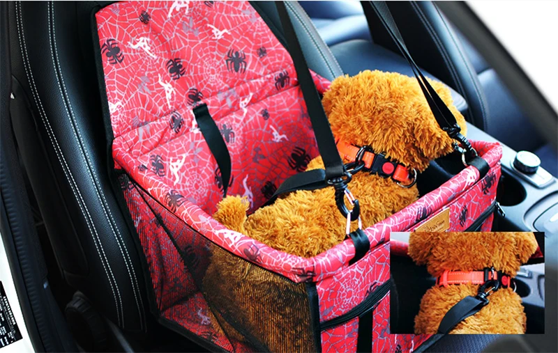 Pet Dog Carrier Bag Car Seat Pad Safe Carry dog House Puppy Bag Car Travel Accessories Waterproof Dog Seat Basket Pet Supplies6