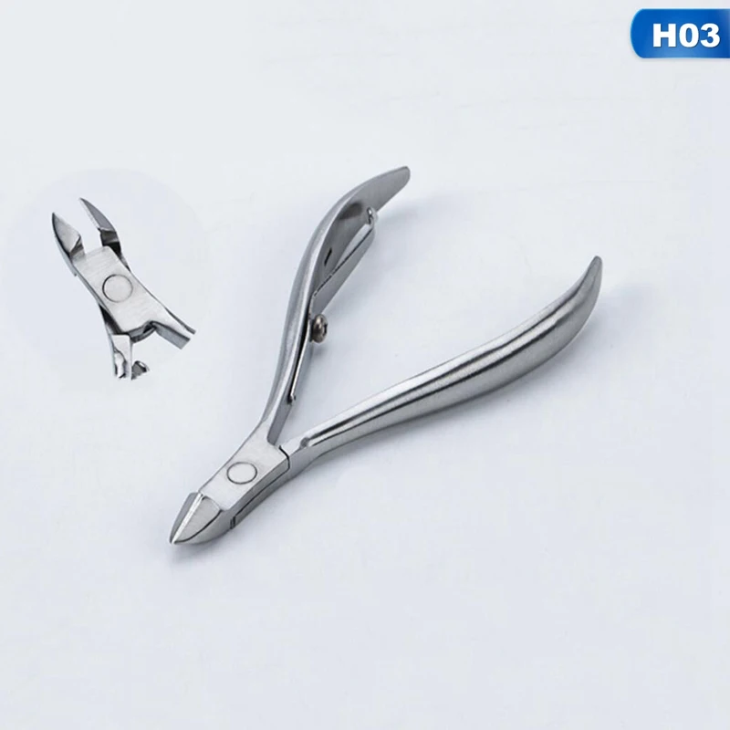 3 9 4.8cm Профессиональные кусачки для кутикулы из нержавеющей стали, кусачки для ногтей, машинка для маникюра, педикюра, уход за ногтями, плоскогубцы, резак, инструменты для ногтей красоты - Цвет: 3 9 4.8cm
