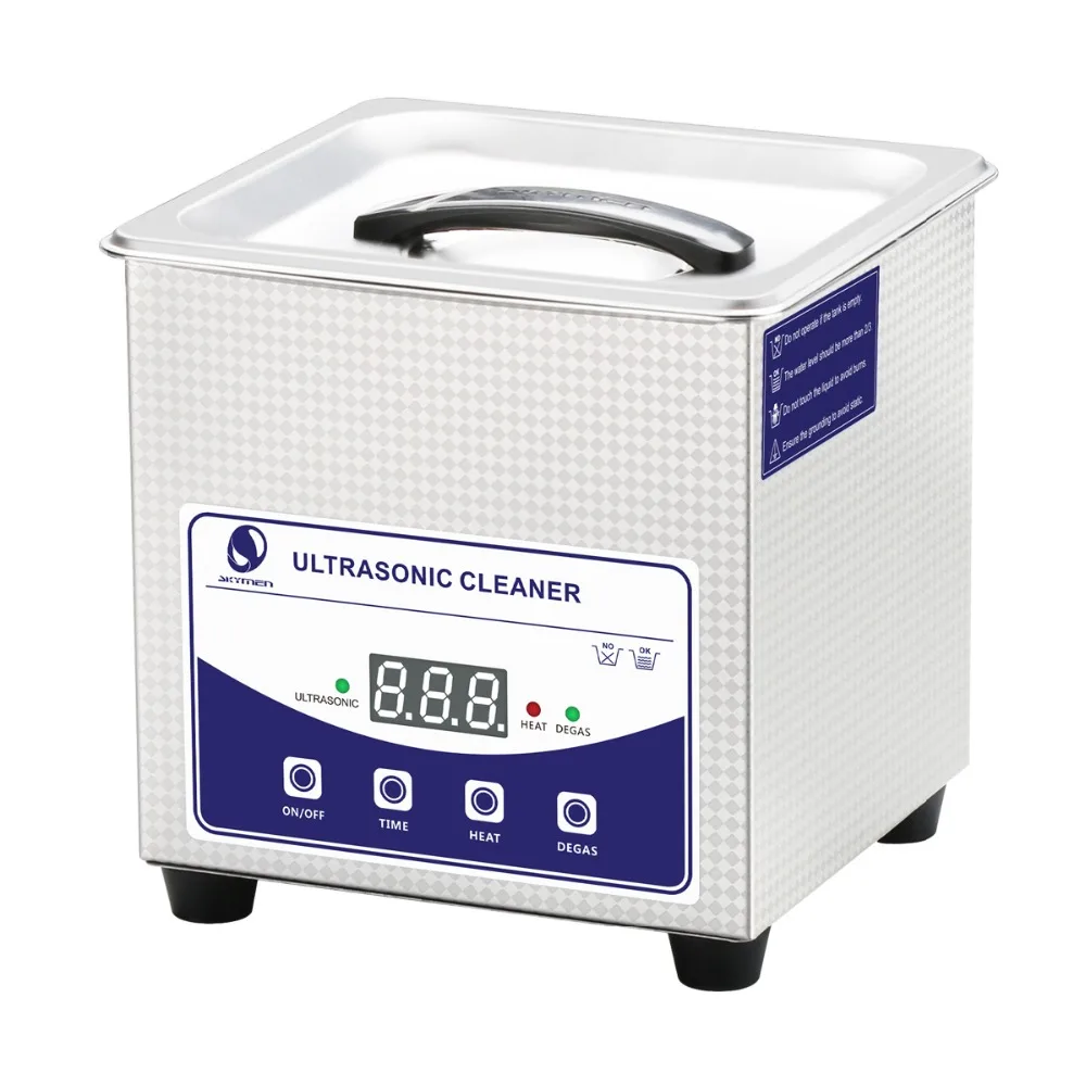 

Czech Republic SKYMEN Digital Touch Ultrasonic Bath Cleaner 1.3L 60W Ultrasonic Cleaner Tattoo Golf with Timer Degas Bath