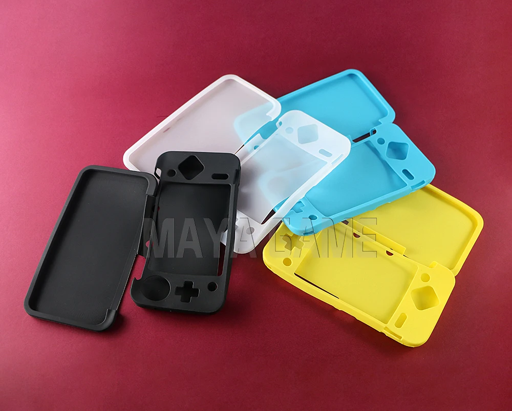 20 Set/Lotto Di Alta Qualità Durevole Gel Di Silicone Gomma Custodia Morbida Custodia Protettiva Pelli Di Copertura Per Il Nuovo 2Ds Xl Nuova Console 