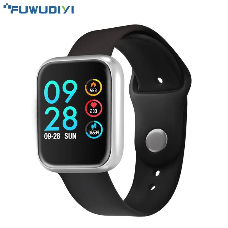 

FUWUDIYI Smart Wristband Pedometer Heart Rate Sleep Monitor Blood Pressure Fitness Tracker Smart Bracelet Message Reminder Band
