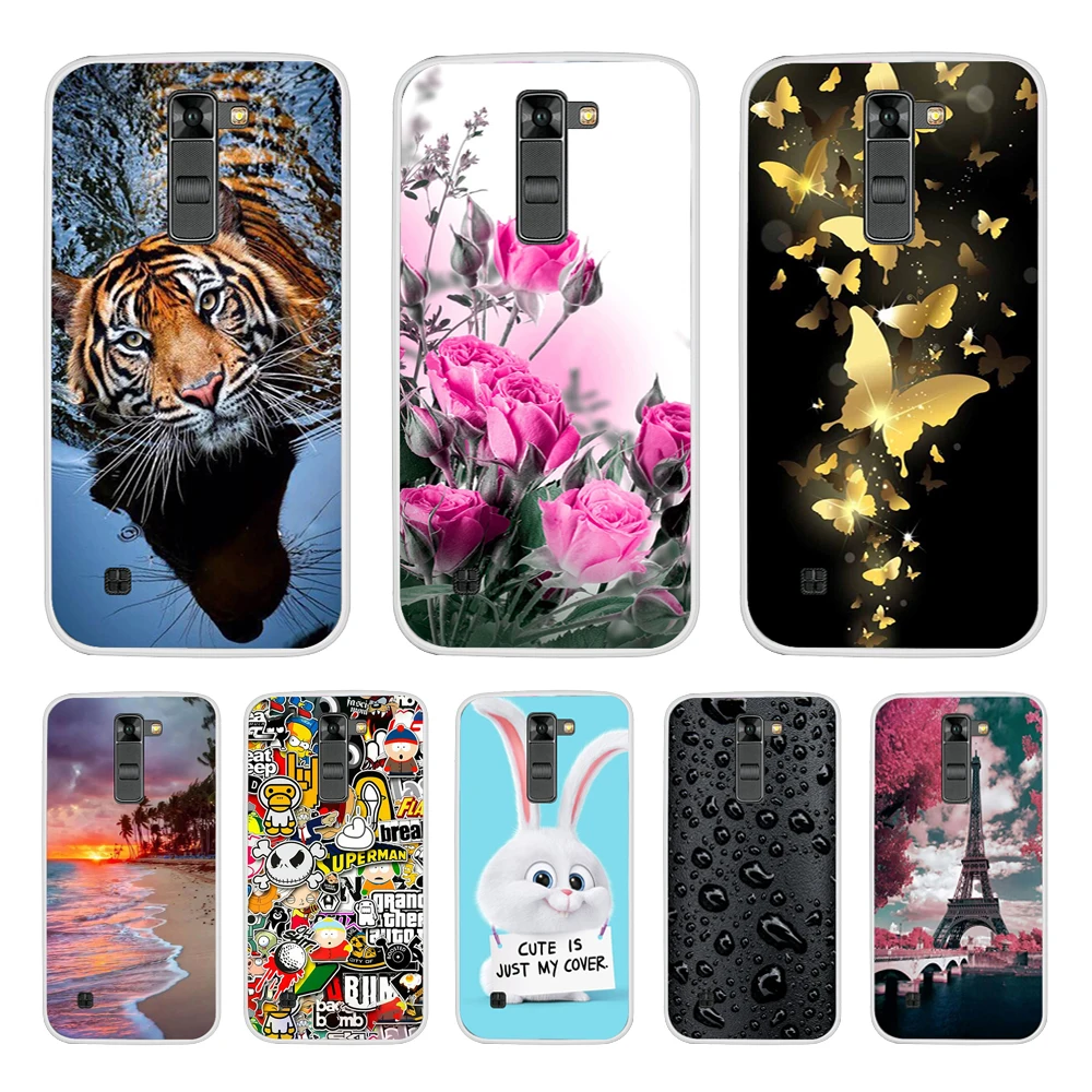 

Phone Case for LG K7 Case Soft TPU Silicone Cases Luxury Protective Back Cover for LG K7 K 7 Case Cover for LG K7 Coque Cover