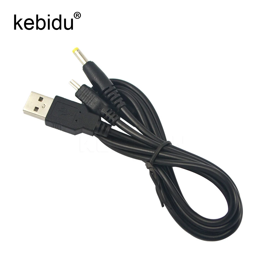 

kebidu 2 in 1 USB Data Cable + Charger Cable Cord For PSP 2000 3000 Gaming Accssories