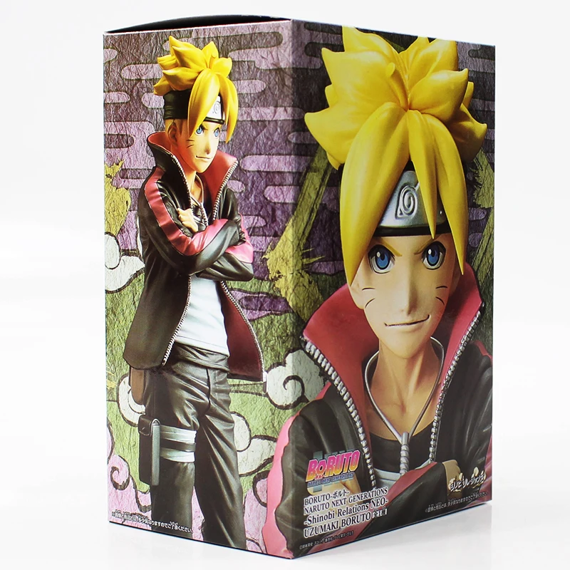 Günstig 23 cm Naruto Uzumaki Boruto action figur modell spielzeug mit schwarz basis anime Naruto Uzumaki Naruto sohn Uzumaki Boruto PVC abbildung spielzeug