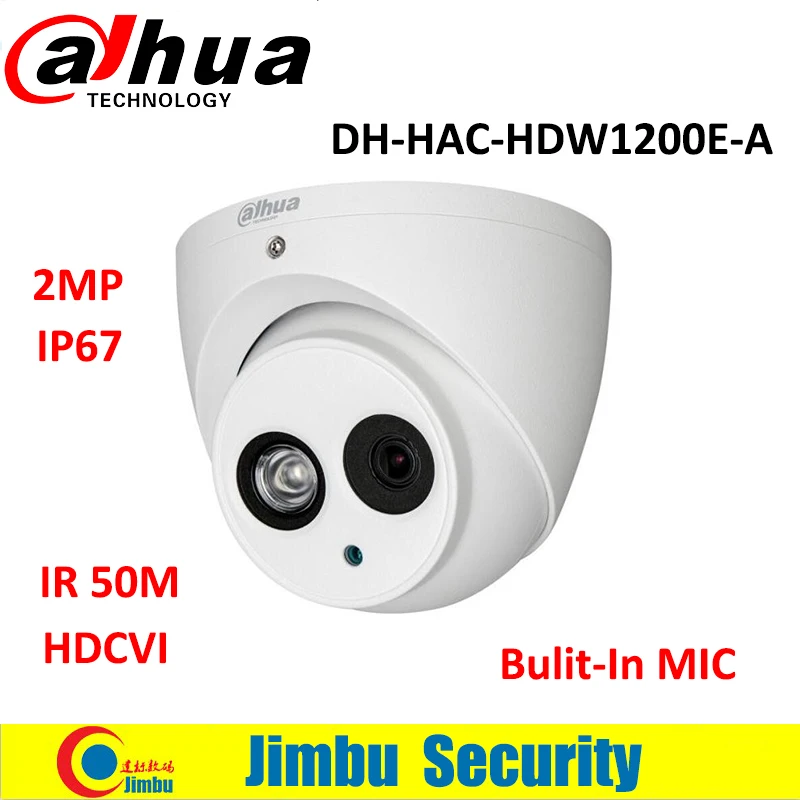 Dahua camaras de seguridad DAHUA HDCVI DOME Camera 1/2.7" 2Megapixel