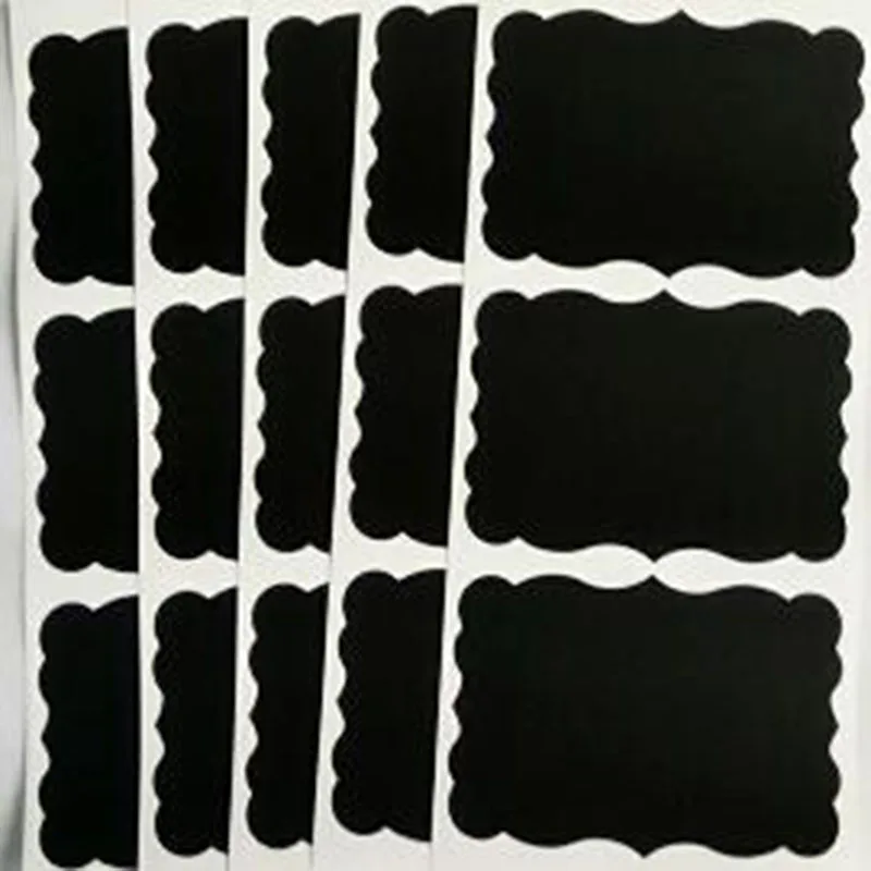 

Chalkboard label Stationery Sticker Vinyl Blackboard Chalkboard Stickers Wedding Favour Glass Sweet Jar Labels decoration