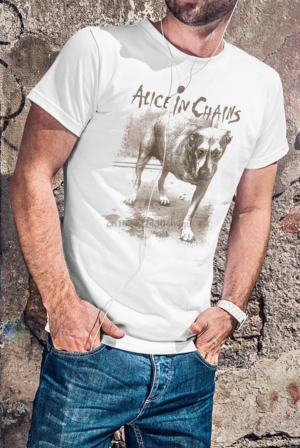 

Alice In Chain DOG Men's T Shirt Summer Fashion Crew Neck Tees Cotton High Quality Short Sleeve Tops women tshirt