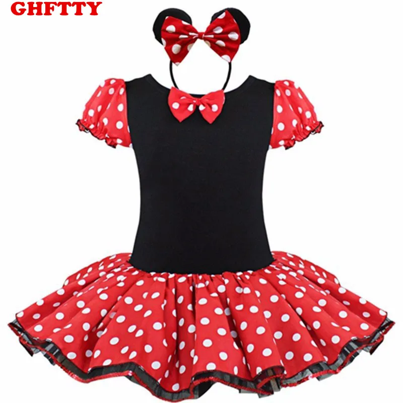 In 2016 Minnie S Performances Of Hatomi Ni Female Costume Children Dance Ballet Skirt Dot Skirt