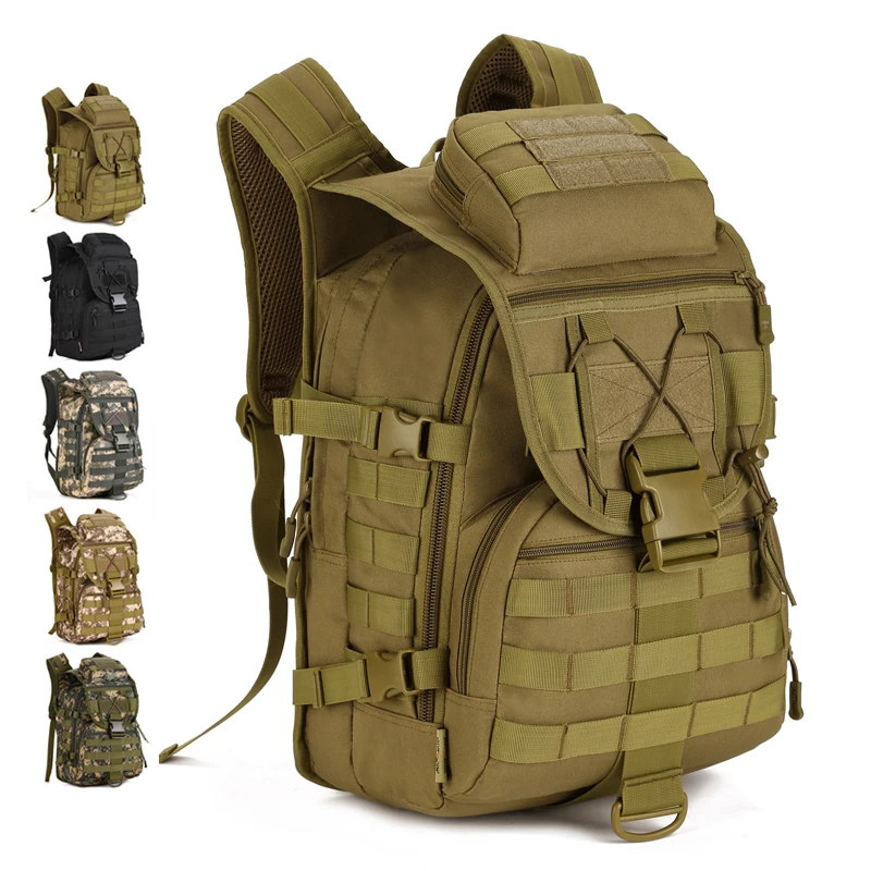 45L большой емкости мужские армейские тактические рюкзаки военные штурмовые Сумки Открытый Molle пакет для треккинга кемпинга охоты сумка
