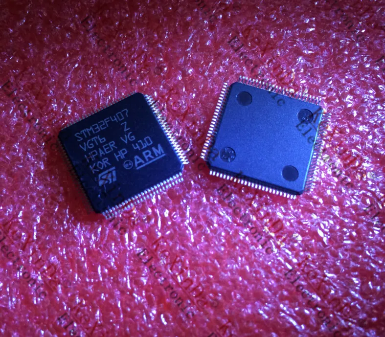 STM32F407VGT6 STM32F407 STM32F407 VGT6 LQFP 100 2pcs/lot Free shipping ...
