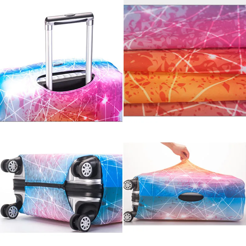 REREKAXI Star Sky 3D принт Чемодан-тележка Эластичный Защитный чехол для багажника чехол применяется к 18 ''-32'' чемодан Крышка